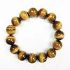 Loose Gemstones Collection Level Natural Yellow Tiger Eye Bracelet Red Stone Male And Female Couple's Domineerin