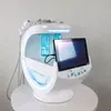 プロのスキンアナライザー多機能ビューティーデバイスHydrafacials Smart Ice Blue H2O2 Oxygen Aqua Jet PeelとMicrodermabrasion Skin Care Deep Clean