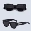 Designer-Sonnenbrille für Damen, modischer Cat-Eye-Stil, 8 mm Plattenrahmen, SL573, Herren-Brille, Outdoor-Casual-Sport-Sonnenbrille, schwarz, Originalverpackung