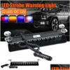 Andere Signalleuchten Neue 12V Auto LED Warnung Blinklicht Notfall Strobe Flasher Beacon Lampe LKW Rot Blau Drop Lieferung Automobil Dhixg