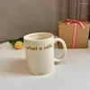 Mugs 300ML Large Capacity Ceramic Cup For Cold Beverage Cute Bear Espresso Coffee Mug Creative Home Water Juice Milk Drinking