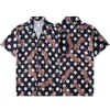 Summer New Polo Coolery Direct Spray Digital Shorts Printed Casual Spodnie Koszulka z krótkim rękawem Plaży Spodnie górne na pół rękawie męskie i damskie koszule