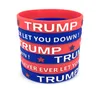 Trump Make America Great Again Silicone armband gummi sportvattentät armbandsband Trump Donald Supporter Bangle Custom Armband3031569