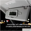 Decorações interiores Novo 2022 encantos de carro para espelho retrovisor vaidade modo de maquiagem sol viseira bling acessórios drop entrega automóveis dhcek