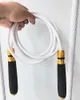 0Gram tungt Skip Rope Ball Bearing Metal Handle med svamp HIIT Fitness CrossFit Crossrope 10mm tjock PVC Skip Jump Rope240311