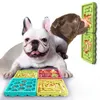 4st Silicone Pet Lickimat för katter hundar går ner i vikt långsamt ätande matar hundskål tpr slick matta matning mat skålar hund leveranser y200332b