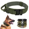 Collare per cani tattico Collari per cani di taglia media e grande pastore tedesco per addestramento a piedi Collare di controllo Duarable Handle282R