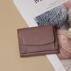 Borsa da donna Breve Fermasoldi Borsa da studente con stampa litchi Borsa da tenere Portafoglio Porta carte Portamonete1 f9