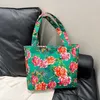 Bolsas de tela para nordeste Big Bolsa de flores ombro de ombro rural Trendência personalizada Bola de grande capacidade