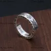 مصمم CH Cross chromes Ring for Men Women للجنسين نمط Titanium Steel Men Musticle المجوهرات Hollow Heart Classic Rings Lover Homels Jewels