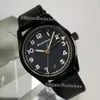 Relógios masculinos 2813 relógio automático pulseira de couro marrom mostrador azul movimento mecânico relojes de lujo para hombre
