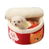 Lits pour chats, meubles, produits pour animaux de compagnie, tente d'hiver, nouilles amusantes, petit lit pour chien, sac de couchage, coussin, accessoires en peluche pour chats, 277v