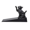 Cunha de batente de porta de animal de ferro fundido vintage por Comfify adorável acabamento decorativo captura fechos 224D