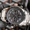 Mens Watch Quartz 타이밍 운동 시계 42mm Sapphire 방수 손목 시계 Montre de Luxe