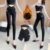 Damesbroek Damesmode Verdikking Laarzen Dameskleding Meisjes Streettrip Elastisch Potlood Vrouwelijke Hoge Taille Warme Broek BL8817