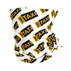 Bandanas Funny Driver Taxi Time Bandana Neck Warmer Men Women Winter Ski Tube Scarf Gaiter Face Cover