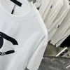 Camisetas para hombre con estampado de letras y cuello redondo, Top de manga corta para hombre y mujer, camiseta informal de manga corta en blanco y negro, Top para niña y niño