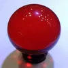 Sfera di vetro di vino rosso sfera di cristallo rosso artificiale sfera di vetro rosso diametro 8 cm2298