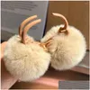 Hair Accessories Kawaii P Clip Little Fur Ball Hairpin Warm Children Girls Barrettes Kid Color Gripper Clips Headwear A3D4 Drop Delive Ot5Sv