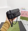 G Marmont Designer Shoulder Bag Luxurys Handväskor Womens Purse Crossbody Bags Macaron Color Mini Coin Bag Chain Bags äkta lädermaterial 16,5*4,5*10 cm