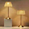 Lamps Shades LED Table Lamp Crystal Bedside Lamp Dimming Touch Wireless Night Light for Resturant Bar Hotel Wedding Decor Creative Gifts L240311