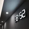 Современный дизайн, 3D большие настенные часы, светодиодные цифровые USB-электронные часы на стене, светящийся будильник, настольные часы, настольный домашний декор265i