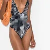 Womens badpak ontwerper Fendis bikini originele kwaliteit dames badmode wind F brief dubbelzijdig jumpsuit bikini serie vakantie