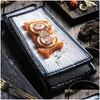 Piatti piastre da 14 pollici tavoli sushi giapponese sushi sashimi ceramica creativa retrò irregar a forma di ristorante speciale consegna goccia ho otumq