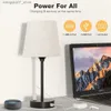 ランプシェードベッドサイドテーブルランプベッドルーム用2 -NightstandベッドルームランプUSB CポートとACアウトレットが充電された調光物質L240311