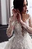 Wedding Dresses Mermaid Bride Bridal Gowns Long Sleeves Lace Appliques Detachable Train Removable Skirt Custom Made Plus Size7455714