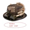 Bola bonés steampunk chapéu para homens com óculos gótico halloween gay y1ua