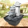 ROWNERY IN INHOOR FOUNTAIN WATERFALL FENG SHUI DESKTOP VATTEN LJUD METER DECORATION Crafts Home Decoration Accessories Gifts LJ200903237M