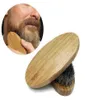 New Arrival Mens Boar Hair Bristle Hard Round Wood Handle Beard Mustache Brush Set maquiagem 6164155