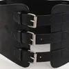 Belts PU Leather Strap Harness Punk Body 3-Layer Waist Adjustable Hole For Dress