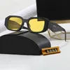 Lunettes de soleil de luxe pour femmes hommes lunettes de vue lunettes de soleil lunettes de soleil de plage en plein air homme femme 9 couleurs signature triangulaire en option avec boîte d'origine