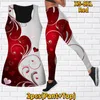 Legginsy dla kobiet Zestaw Jogi Rajstopy Fitness Running Hip Lift Pants Tank Top XS-8XL