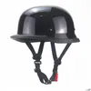 Motorhelmen L Xl Xxl Helm Casco Moto Half Face Dot Open Gemiddelde grootte Vintage Retro Cascos Para Scooter Cruiser Drop Delivery Otfuf