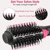 One Step Hair Dryer Brush Negative Ionic Blow Comb Cold Styler Blower Salon Dryers 240305