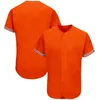 Moda en blanco Jersey de béisbol Llanura con botones Camisetas suaves y transpirables para hombres / niños Juego al aire libre / Fiesta Tamaño grande Cualquier color 240305