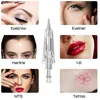 50pcs Tattoo Cartridges Needles Professional Permanent Makeup Eyebrow Eyeliner Lip MTS Microblading PMU Pen Machines Supplies 240306