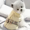 Spirng Summer Dog Clothes stilig Trench Coat klänning varma kläder för små hundar kostymer jacka valp skjorta hundar husdjur kläder y01309n