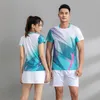 High End Tennis Shirt Kobiet mężczyzn Mężczyzny Badminton koszulki szorty Skorts Stołowy tenis mundur treningowy ping pong spódnica sportowa 240304