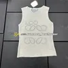 Classic Knit Vest Designer Nail Drill Decorated Knitted Vest Women Tanks Tees Summer Sports Vest Slim Knit T Shirt