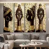 Afrikaanse Zwarte Vrouw Posters En Prints Canvas Schilderij Wall Art Pictures Voor Woonkamer Home Decoratie GEEN FRAME248f