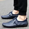 Genuine Leather Luxury Brand Mens Octopus Casual Loafers Dress Formal Moccasins Footwear Driving Male Sandals Shoes For Men 240229