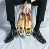 Zapatos de vestir Big Sole 490 Gold Man Formal Heels Black 2024 Sneakers Sport Chassure Beskets Jugar de segunda mano 5