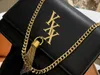 Schoudertas Tassel Bag Kate Gold Logo Gladde kettingketting Koehidemateriaal Ladies Leisure Travel Bag