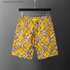 Zwemkleding voor heren NIEUW Heren Designer Zwembroek Mode Water Reactief Zwemmen Sneldrogend Zwemkleding Shorts Zomerbadpak Beachwear Board L240312