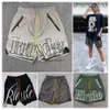 Herren-Badebekleidung, Designer-Shorts, kurze Strand-Badeshorts für Herren, Lulu, Mesh-Straßen-Jogginghose, Schwimmen, knielang, Hip-Hop, hohes Sporttraining, elastische Taille, L240312