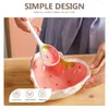 Servis uppsättningar plattvaror hjärtformad jordgubbsskålsked hushållsdekorativa bordsartiklar multifunktionssallad kök hemförsörjning
